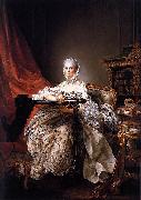 Francois-Hubert Drouais Portrait of Madame de Pompadour at her Tambour Frame Germany oil painting artist